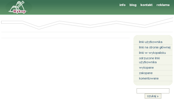 wykop - strona widmo